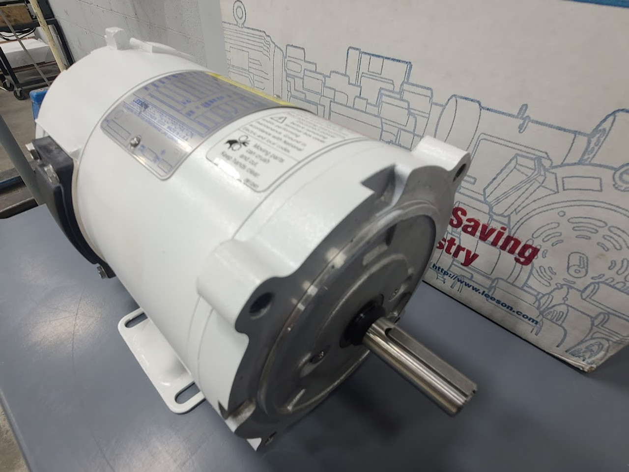 Leeson 1800 RPM 24V 13.5 A 1/3 HP Washguard DC Motor 109123.00