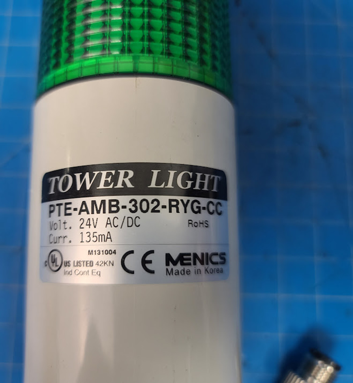 Menics 24V 56mm Tower Light PTE-AMB-302-RYG-CC No Base