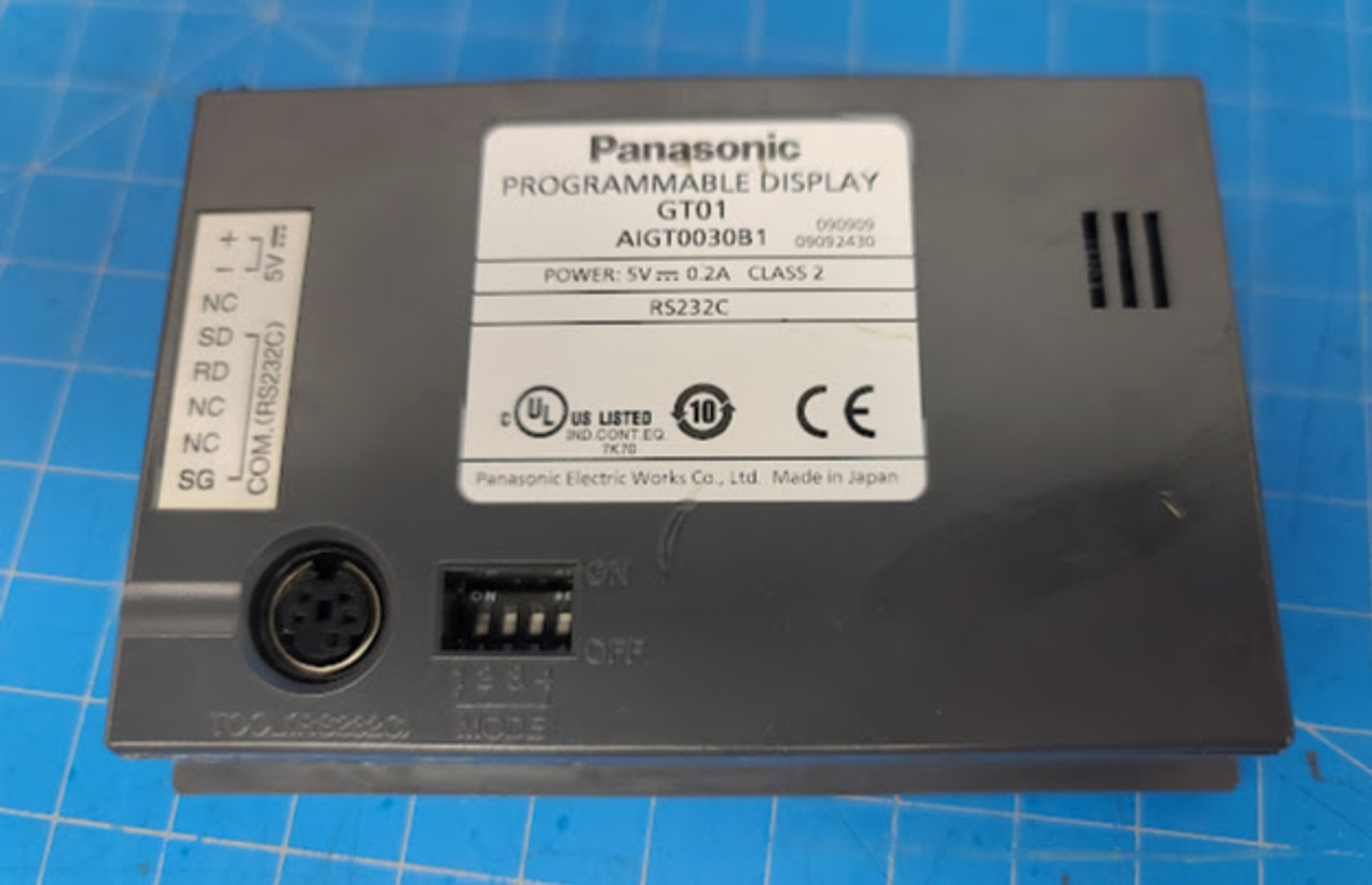 Graphic Whizard Creasemaster Plus TS Panasonic HMI 3.8" Touchscreen AIG703WGNMB2