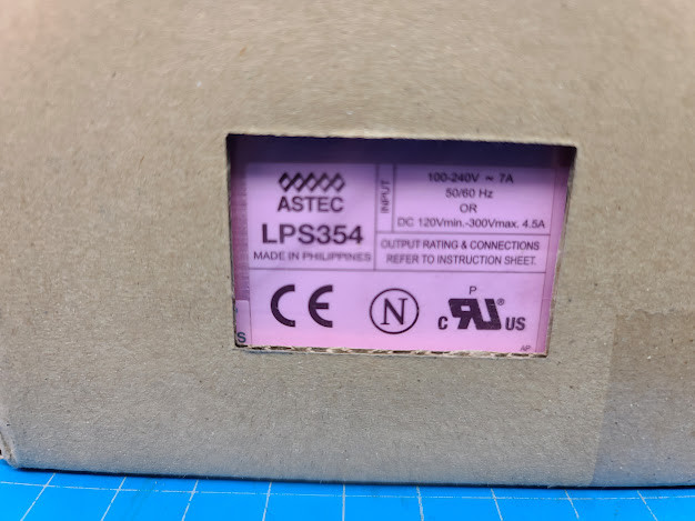 Astec 350 W 23.3 Amp AC DC Converter LPS354