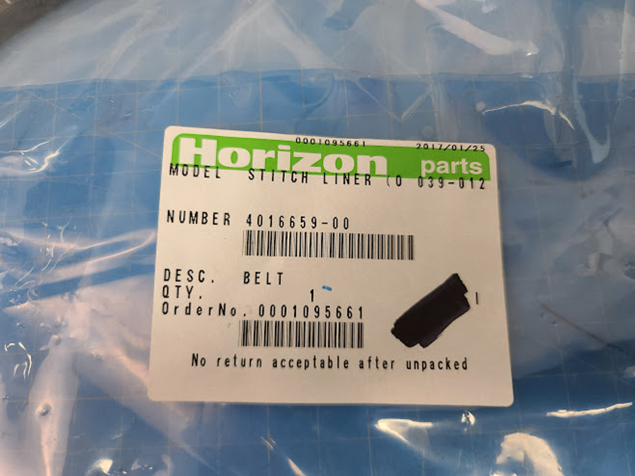 Horizon Stitchliner 5500 Belt 401-6659-00