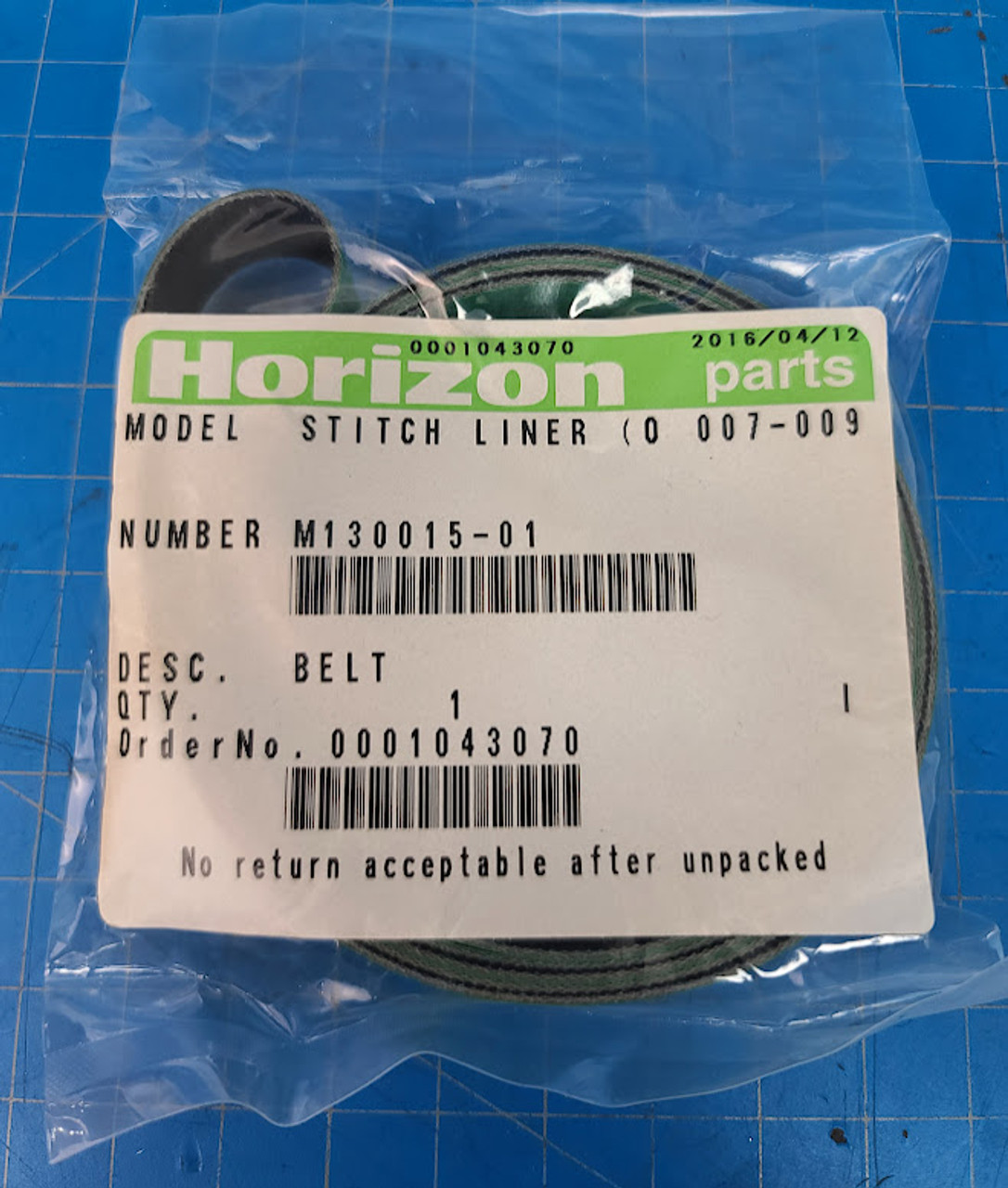Horizon Stitchliner 5500 Timing Belt M130015-01