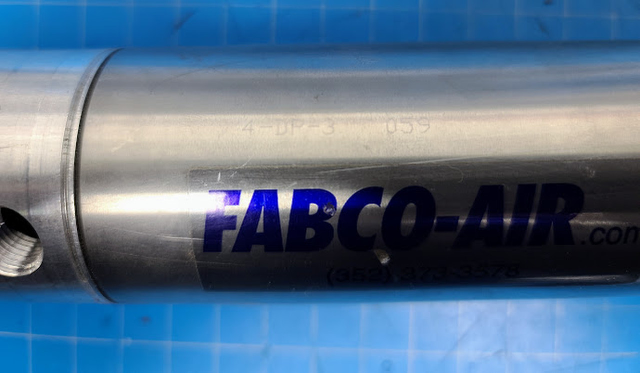 Fabco-Air 3" Stroke 5/8" Bore 1/2" Port Cylinder 4-DP-3 059