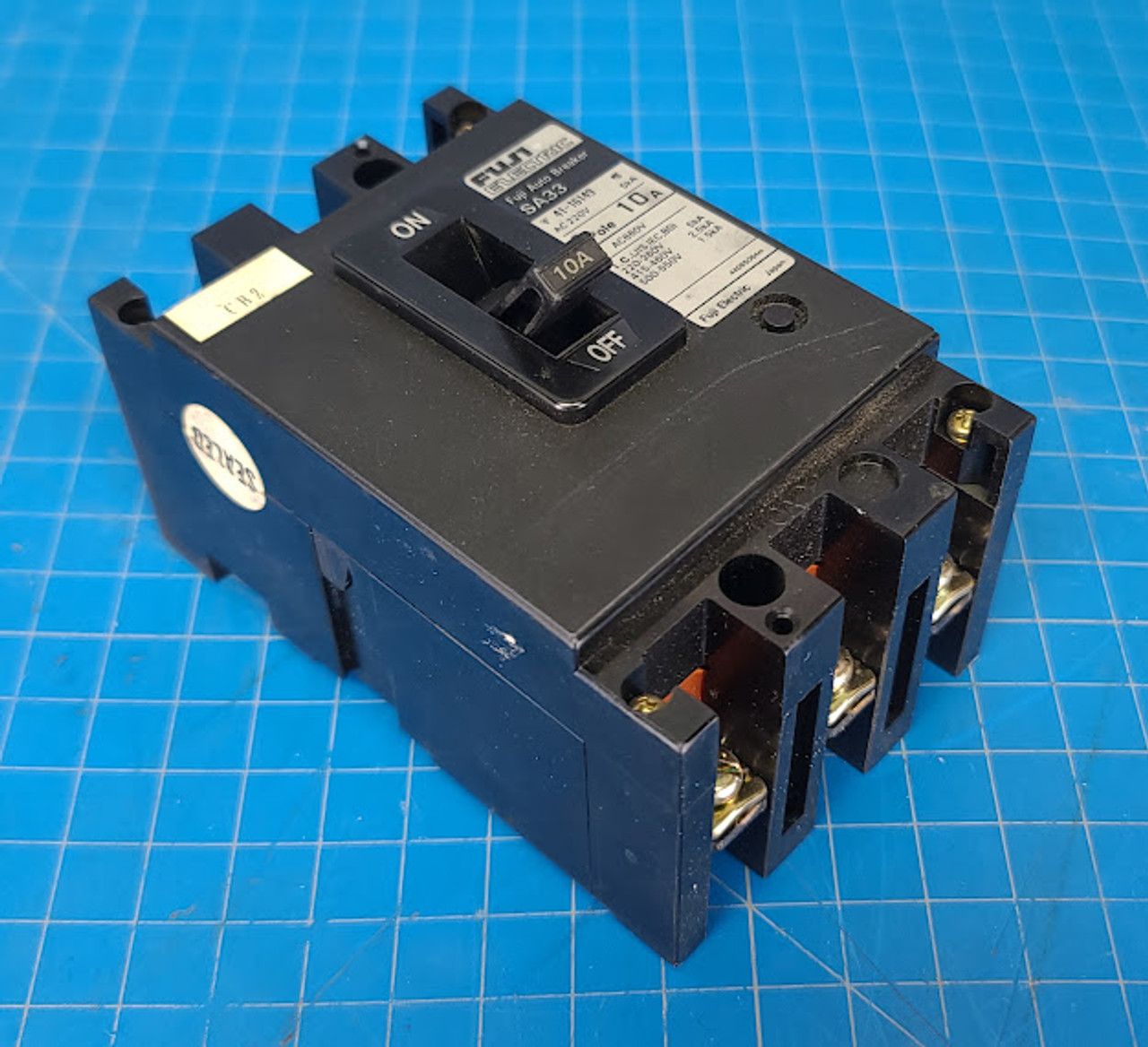 Fuji 3 Pole 10 Amp 220VAC Circuit Breaker SA33-10