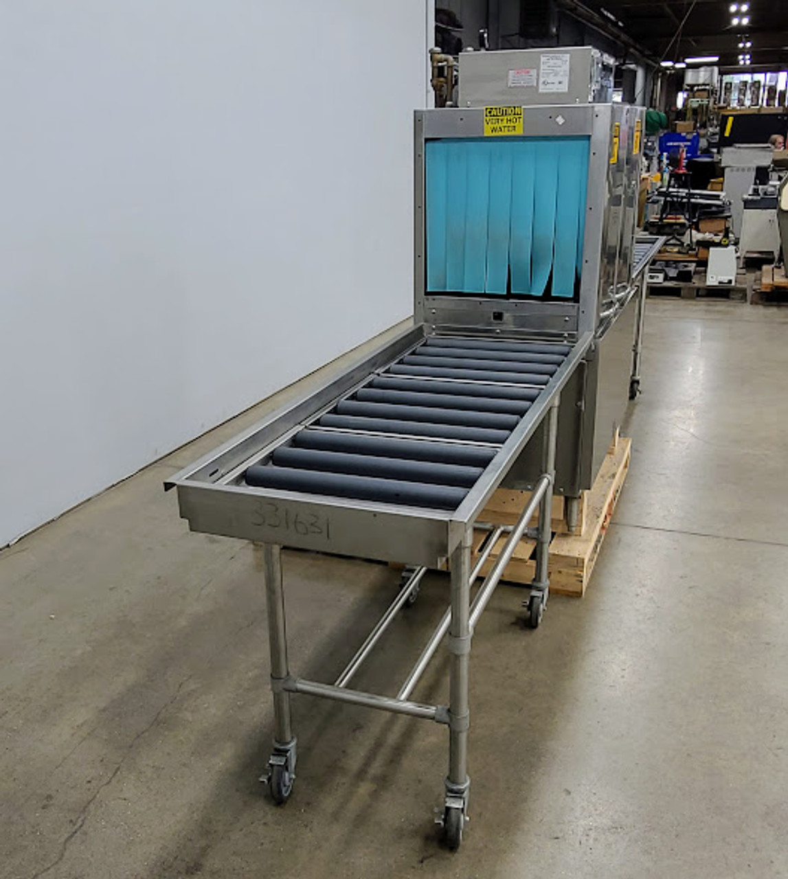 Champion 44PRO High Temperature Rack Conveyor Dishwasher SN RP17091247