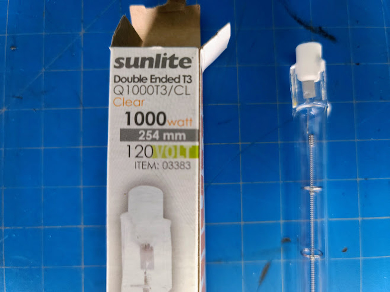 Sunlite Double Ended 1000W 120V Clear  Q1000T3/CL