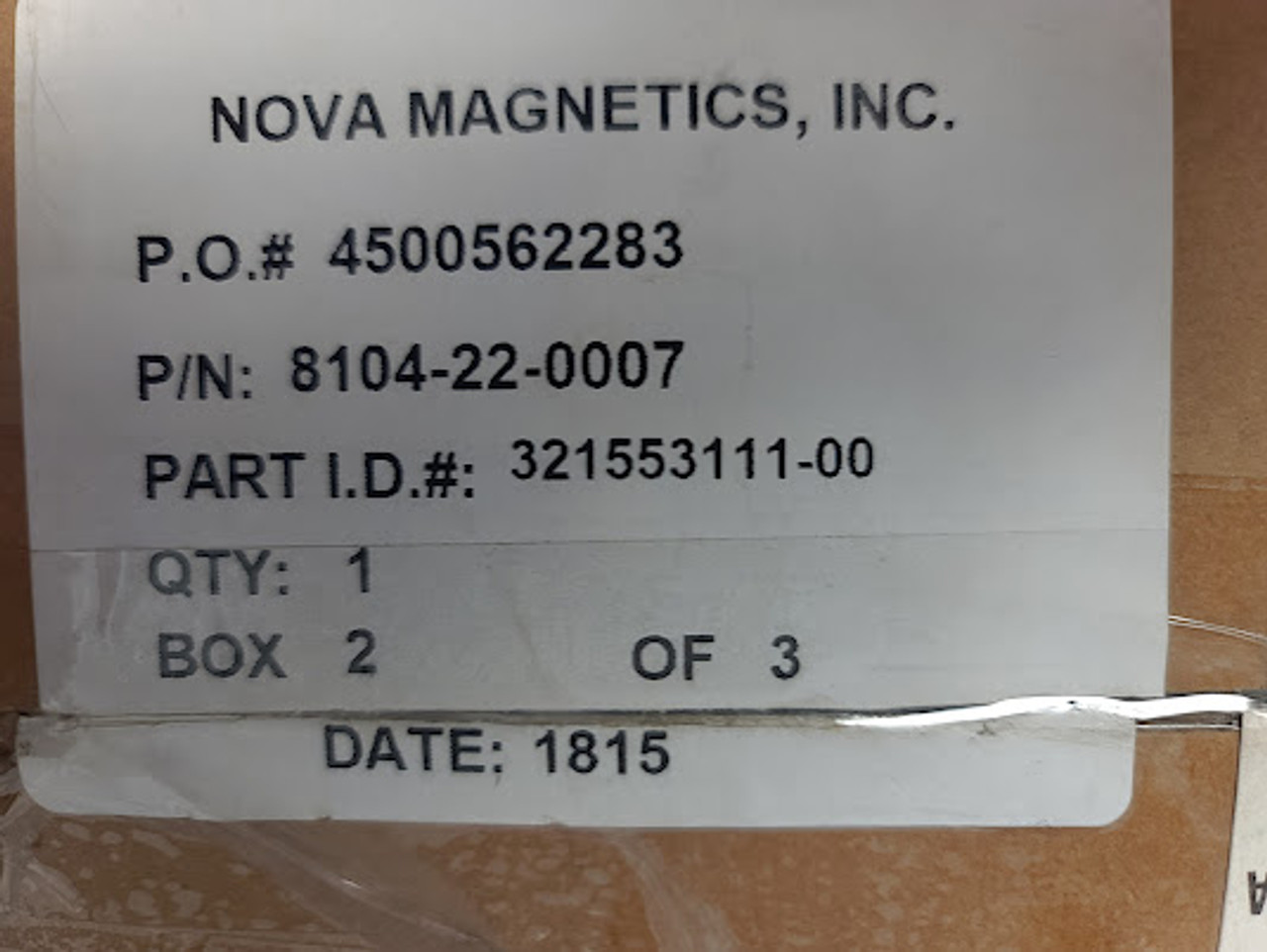 Nova Magnetics Siemens 24/42V 2.5/8A Power Supply 32.1553.111.00