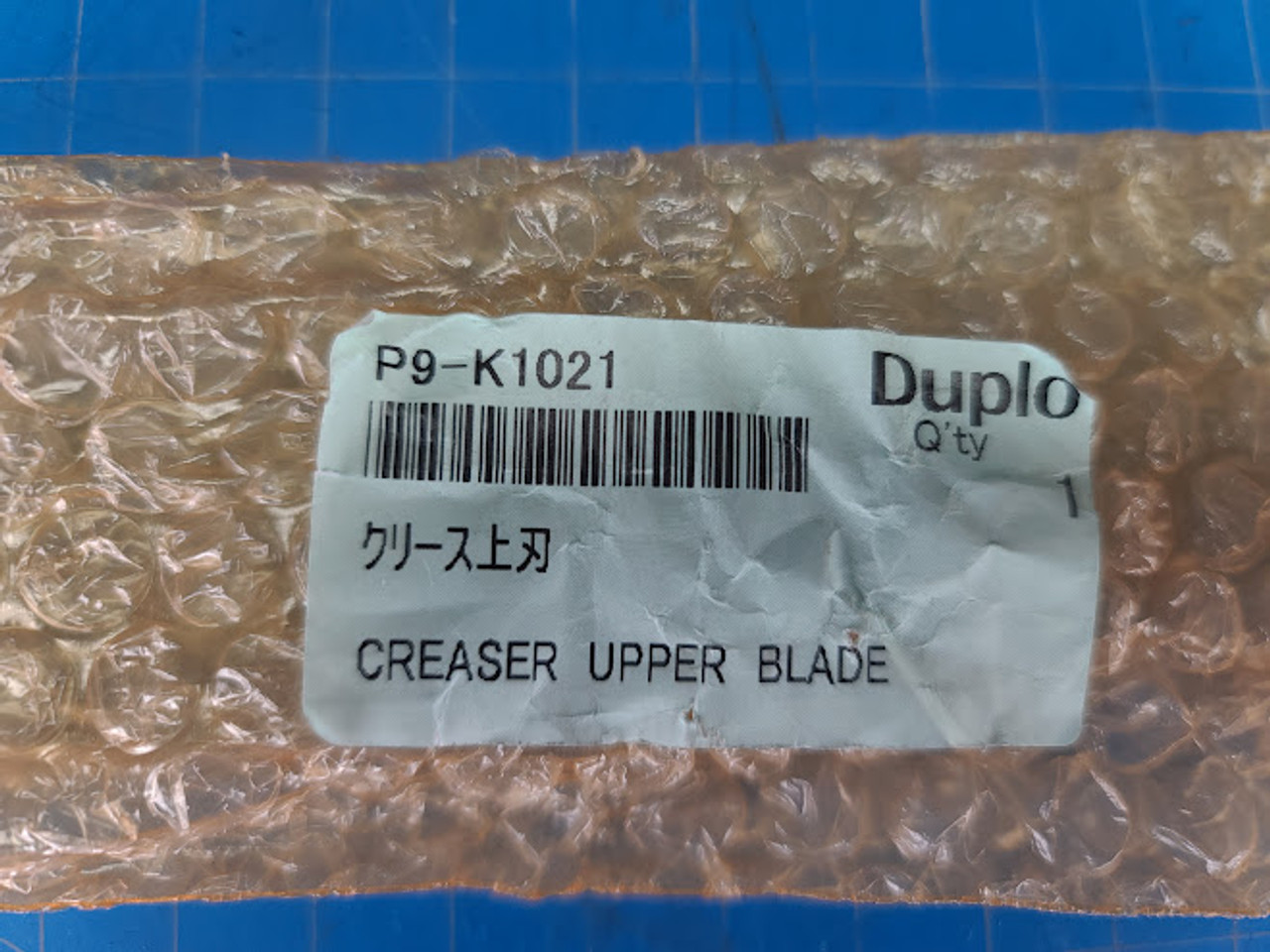 Duplo DC-645 Creaser Upper Blade P9-K1021