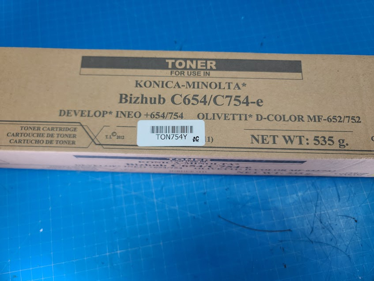 Konica Minolta Bizhub 645 / 754 Yellow Toner Cartridge Compatible TON754Y
