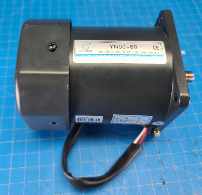 VTV 1300-1600RPM 60WATT 220VAC .65AMP Motor YN90-60