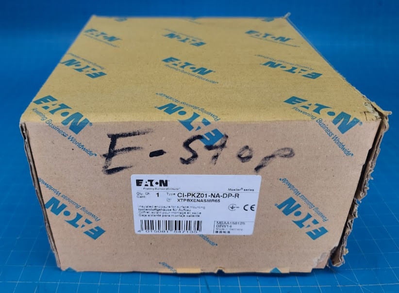 Eaton Momentary Switch Emergency Stop and Enclosure CI-PKZ01-NA-DP-R