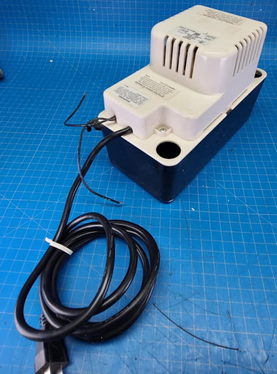 Little Giant 80 GPH 1/30 HP Automatic Condensate Pump with Safety Switch 554425 VCMA-20ULS