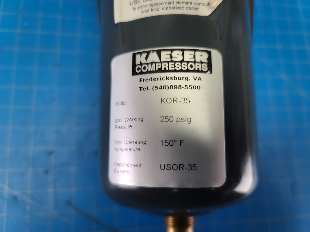 Kaeser Air Compressor Oil Filter KOR-35