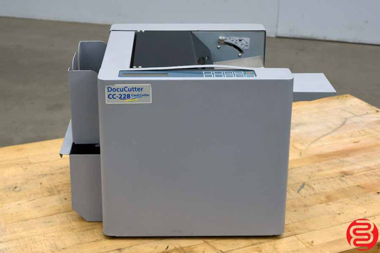 Duplo DocuCutter CC-228 Business Card Slitter with 2 x 3.5" Slitter Module