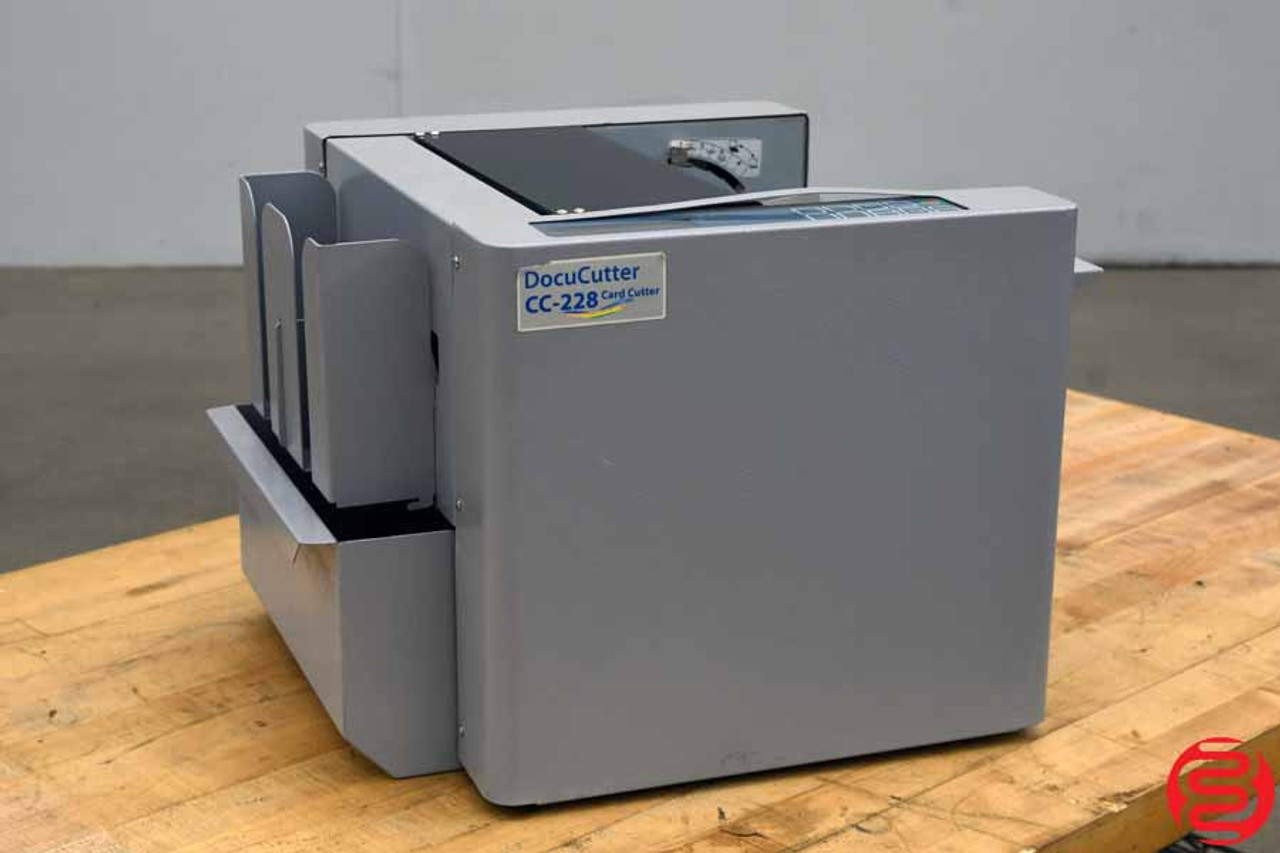 Duplo DocuCutter CC-228 Business Card Slitter with 2 x 3.5" Slitter Module