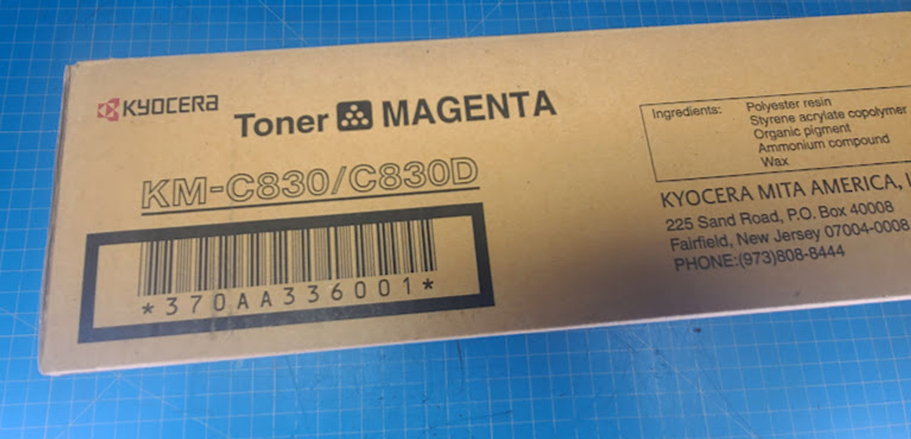 Kyocera KM-C830/C830D Toner Cartridge Magenta 370AA336