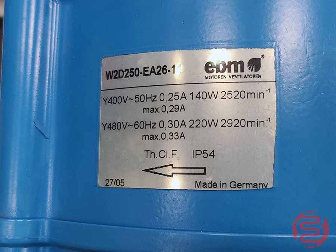 Siemens 350-459Y 8.2k-7.6k Amp 6500rpm Motor with Encoder 1PH7167-7HF03-0BK3-Z