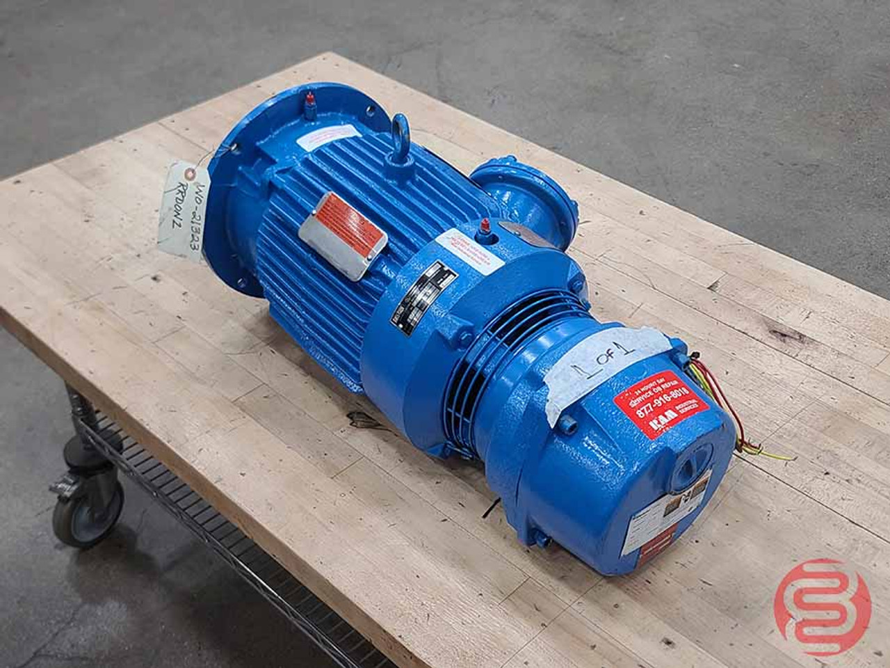 Reliance Electric Duty Master 2HP 460V 1160RPM 2.8A Motor L 184TD Frame