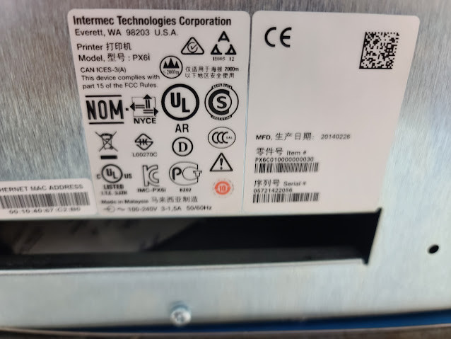Guida per l'utente della stampante ad alte prestazioni Intermec PX4i Guida per l'utente della stampante ad alte prestazioni Intermec PX4i