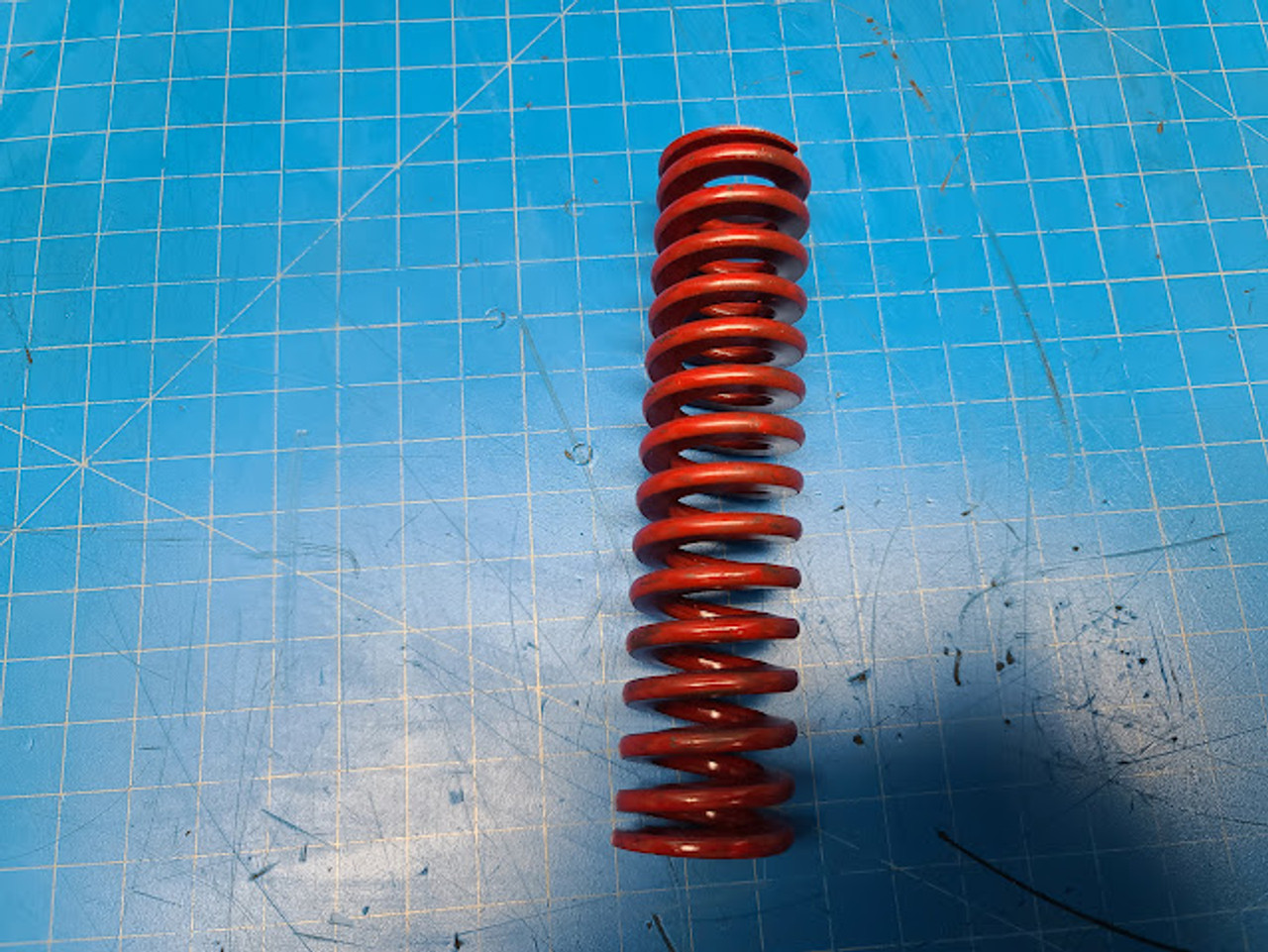 Red Medium Heavy Duty Die Spring 1 1/4 x 5"