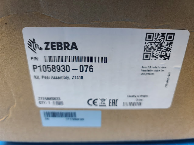 Zebra ZT410 Peel Assembly Kit P1058930-076