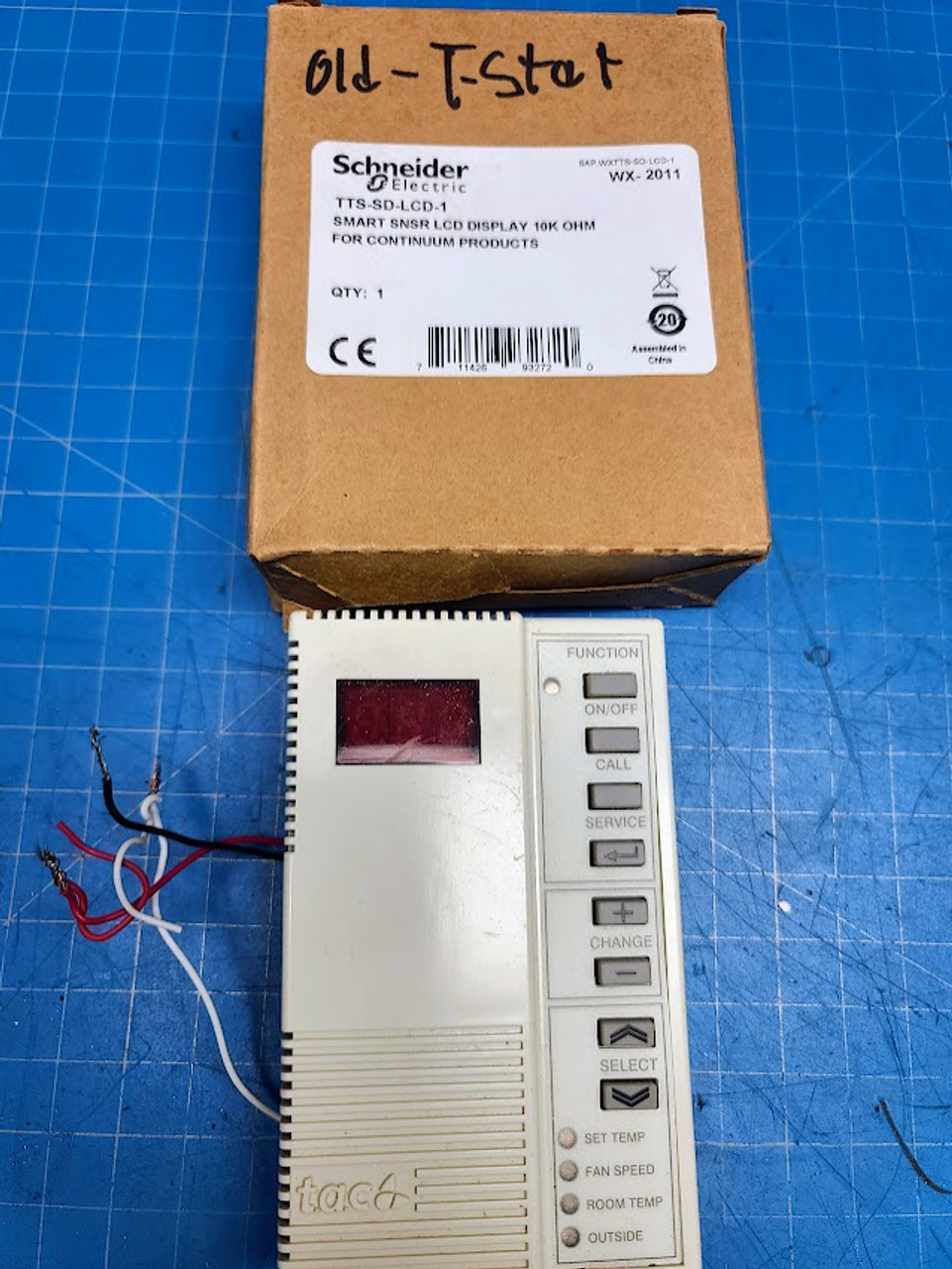 Schneider Electric Smart Snsr LCD Display 10k Ohm TTS-SD-LCD-1 WX-2011