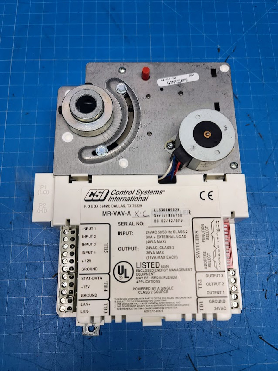 Schneider Electric TAC CSI Zone Control Microregulator MR-VAV-AX-C