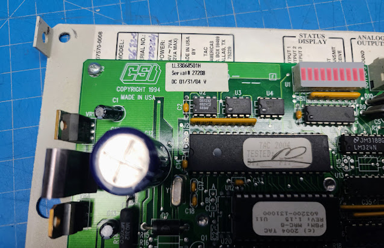 Schneider Electric TAC CSI Micro Regulator Controller Board MR632C