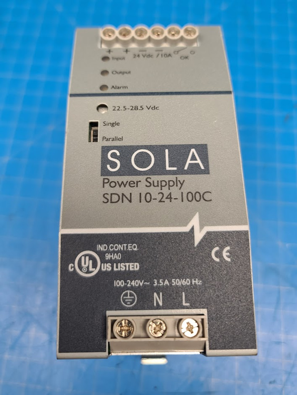 Sola Hevi-Duty Power Supply 24V 10A 85-264V 240W SDN10-24-100C