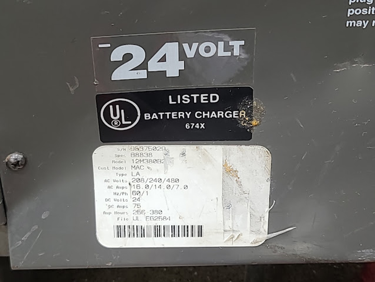 MAC LA 24V 256/380 Amp Hour Battery Charger 12M380B2