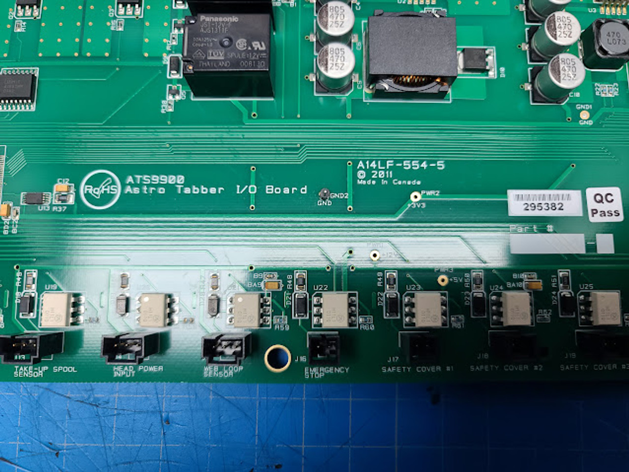Astro ATS8900/9900 Tabber I/O Board 33-500-530 96LF-082