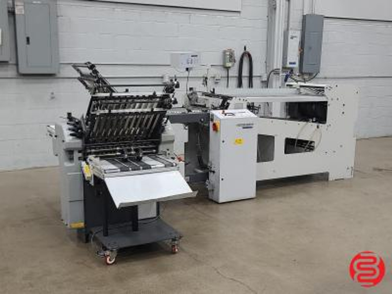 2007 Stahl B20 Pile Feed Paper Folder / 8 Page Unit / Mobile Delivery Unit