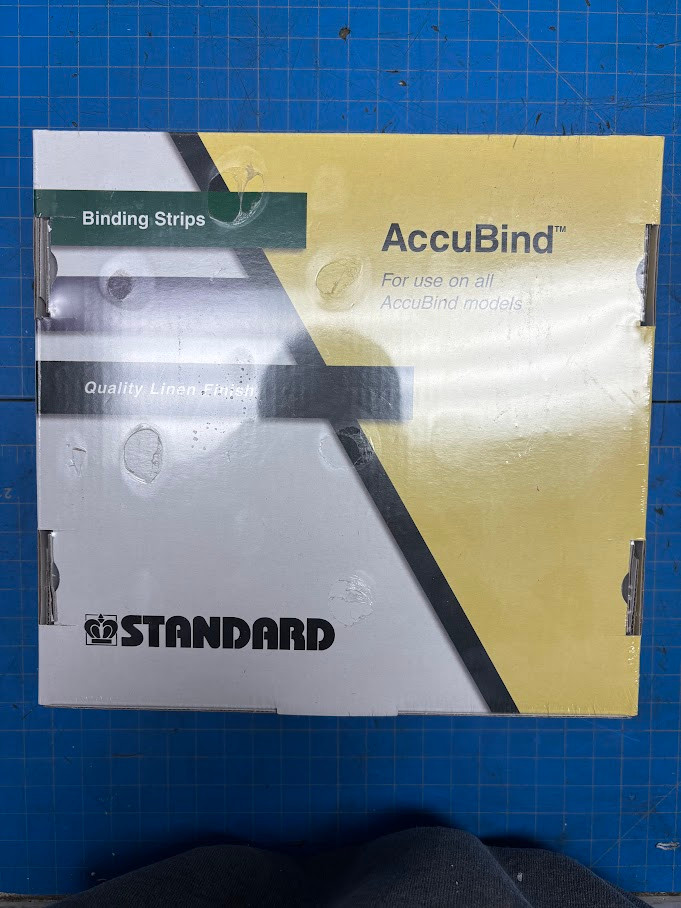 Standard AccuBind 179 Blue 20mm Binding Strips 12009349