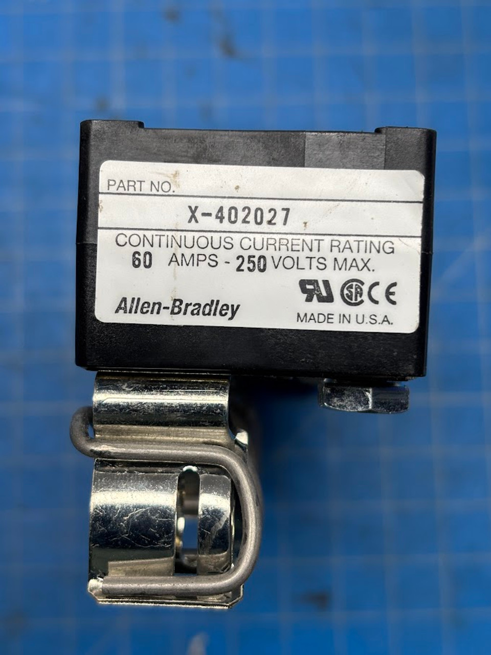 Allen Bradley 60A 250V Fuse Block X-402027