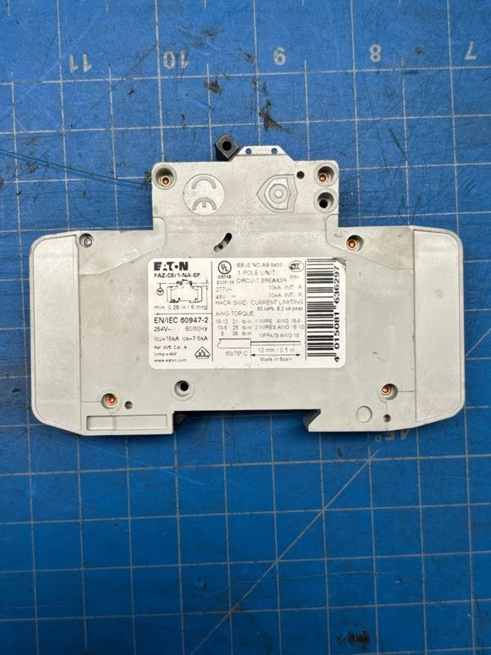 Eaton / 1 Pole 240/415V 50/60HZ Circuit Breaker FAZ-C5
