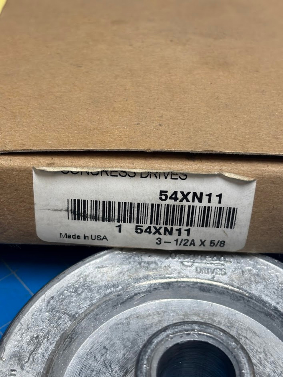 Congress Drives 3-1/2A 5/8 V-Belt Pulley 54XN11