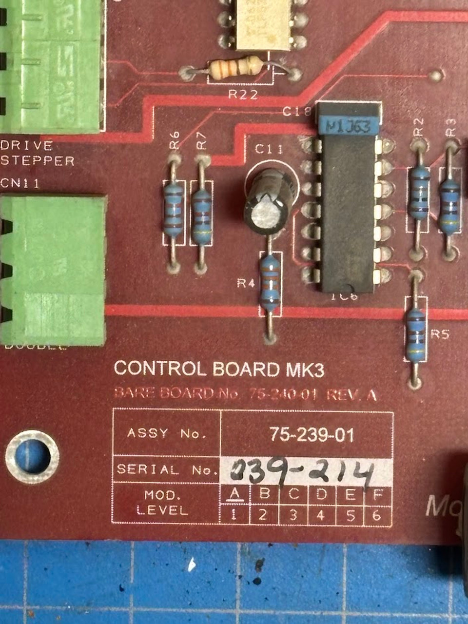 Morgana Documaster MK3 Control PCB 75-239-01