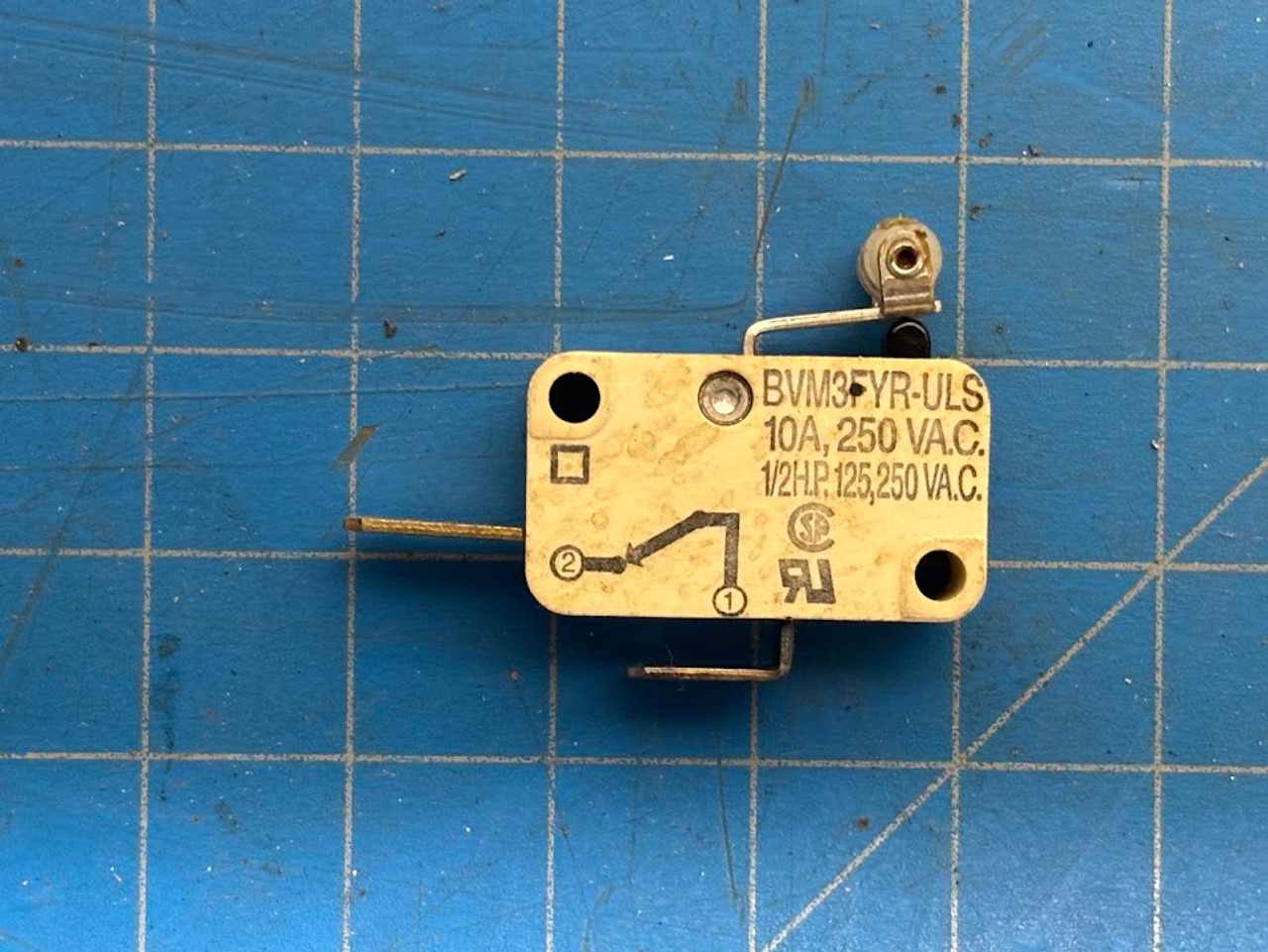 Burgess 10A 250VAC Limit Switch BVM3FYR-ULS