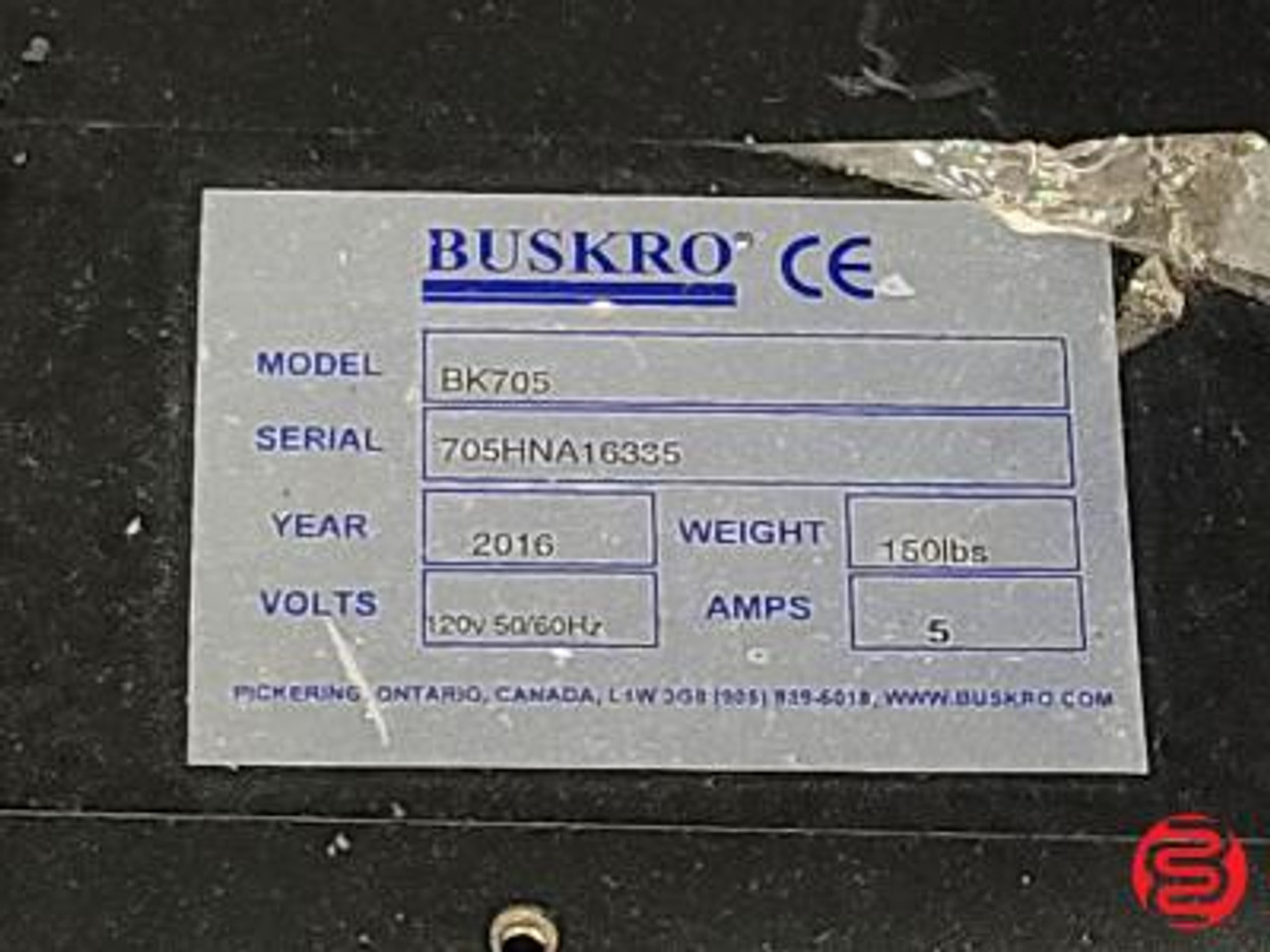 2016 Buskro 705 Controller