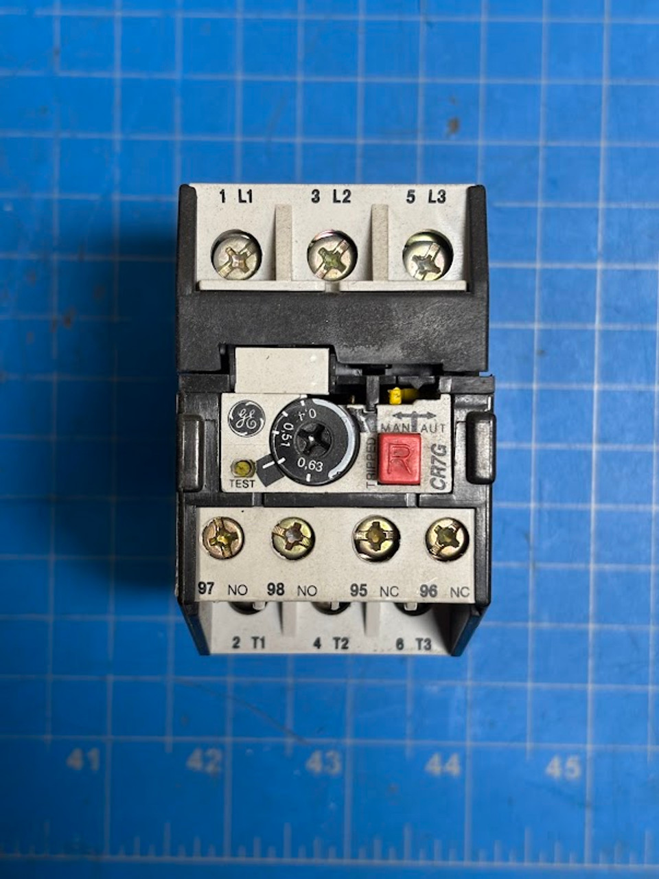 General Electric 0.40-0.63A Overload Relay CR7G1WC