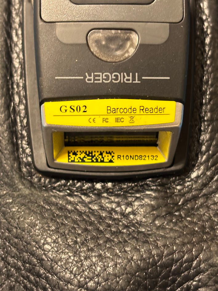 Zebra SE4107 Reader GS02 Barcode Reader Glove R10ND82132