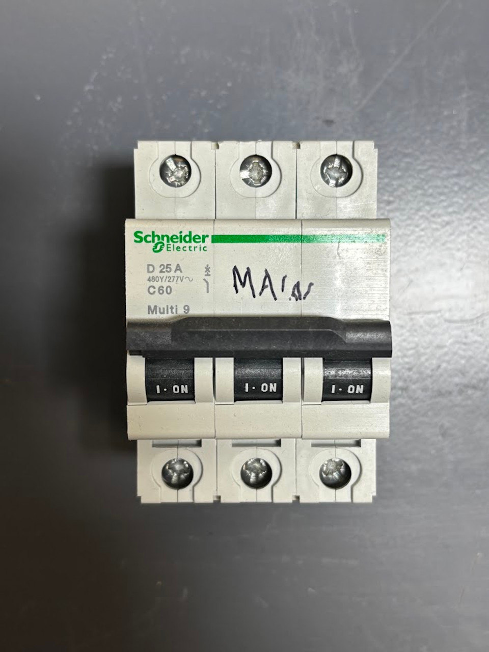 Schneider Electric 25A 300V Circuit Breaker 480Y/277V