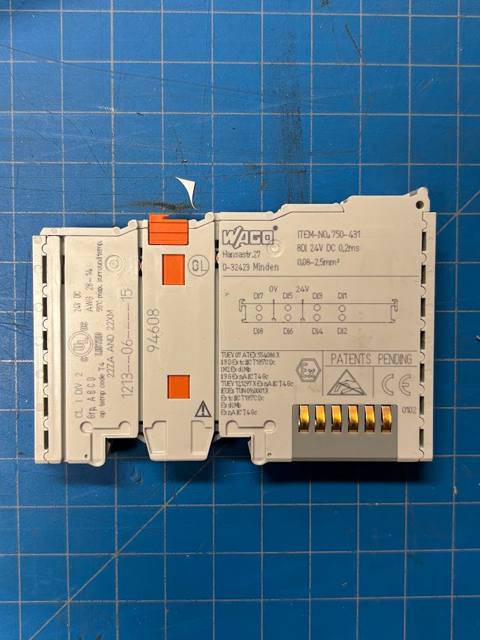 Wago 8 Channel Digital Input Module 750-431