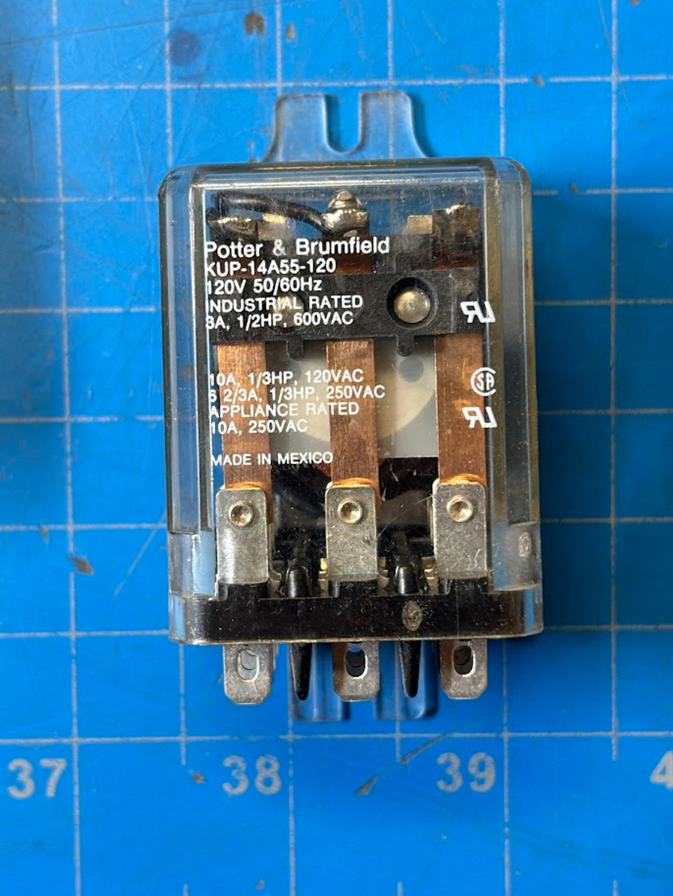 Potter & Brumfield 120V Relay KUP-14A55-120