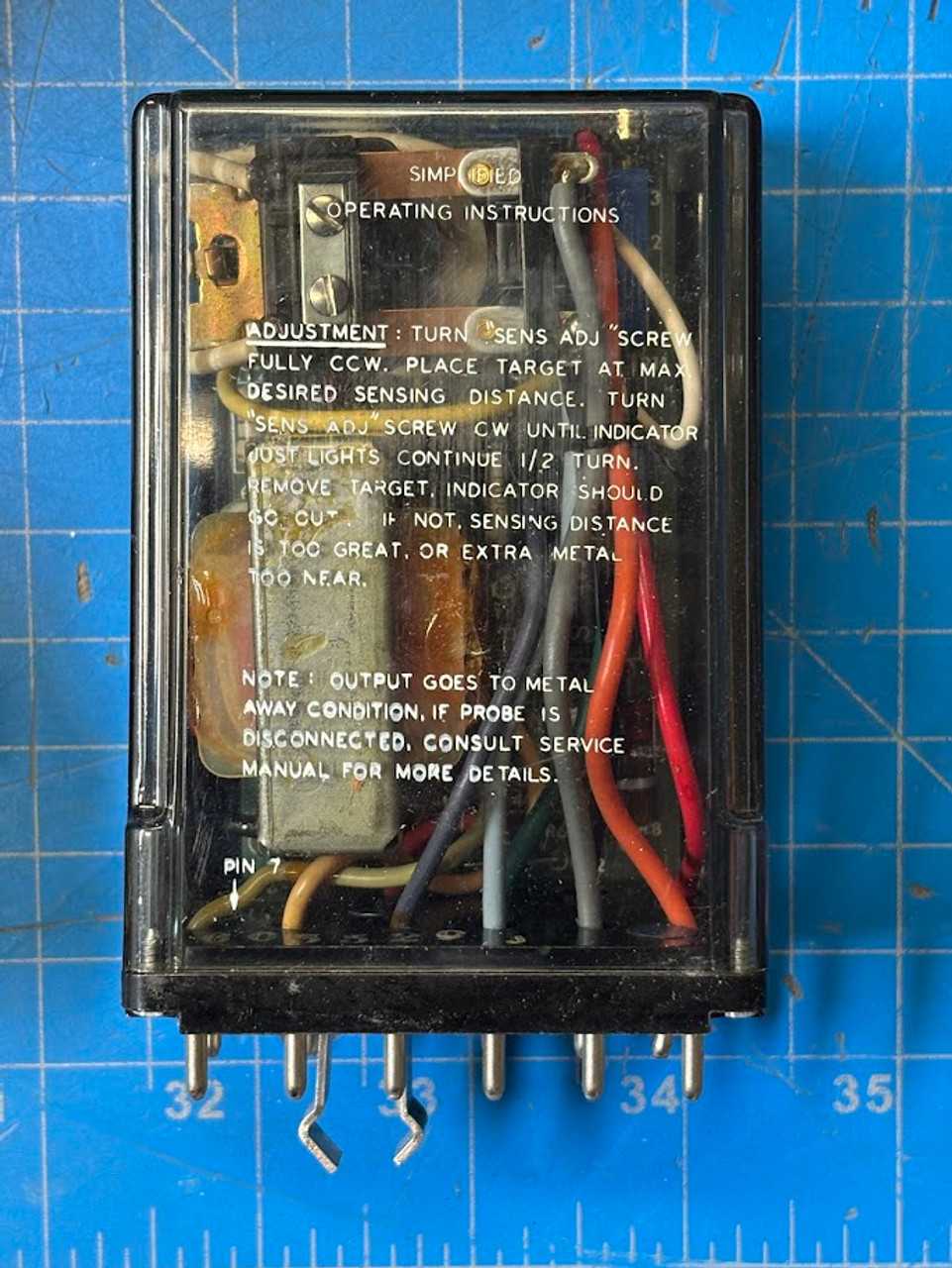 Electro Corporation Mini Prox II 115VAC 24VDC 12 Pin Relay Output 55125A
