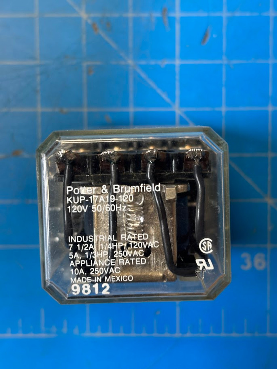 Potter & Brumfield 5A 120V KUP-17A19-120