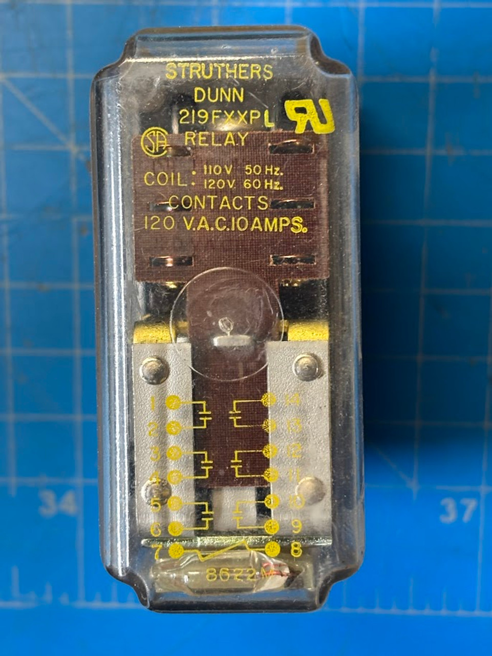 Struthers Dunn 120VAC Relay 219FXXPL