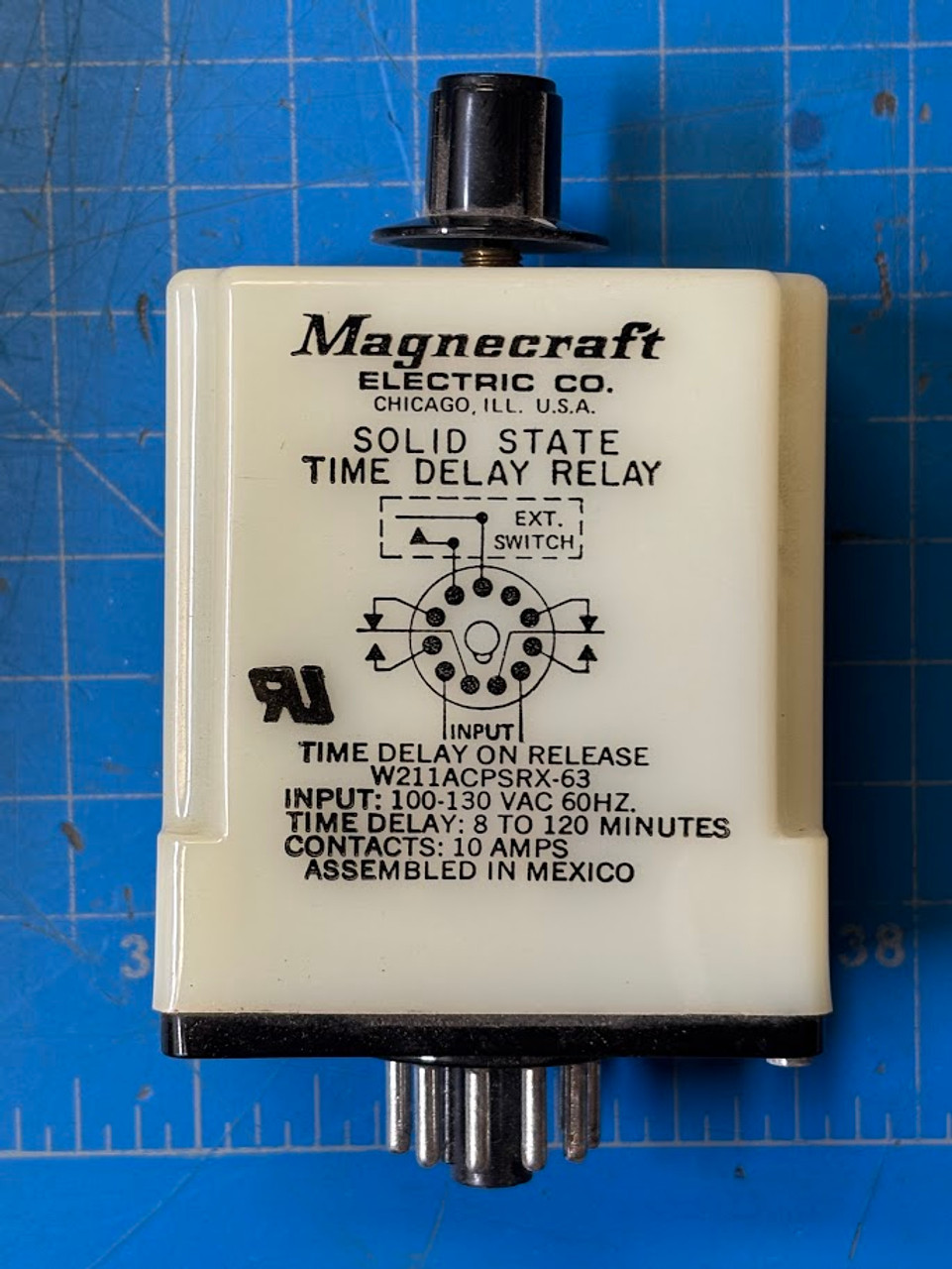 Magnecraft 10A 100V Solid State Time Delay Relay W211ACPSRX-63