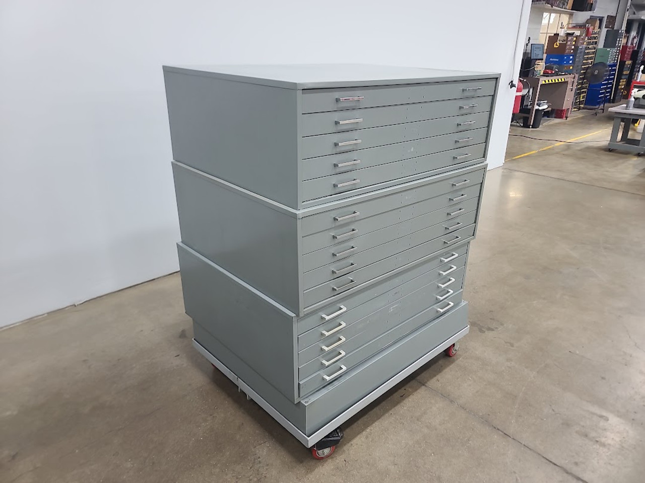 Set of 3ea Wide Format 44" 5x Drawers 071625304004A