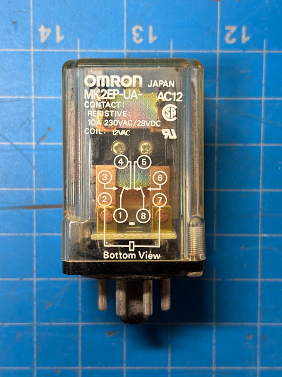 Omron 10A 230AC General Purpose Relay MK2EP-UA-AC12